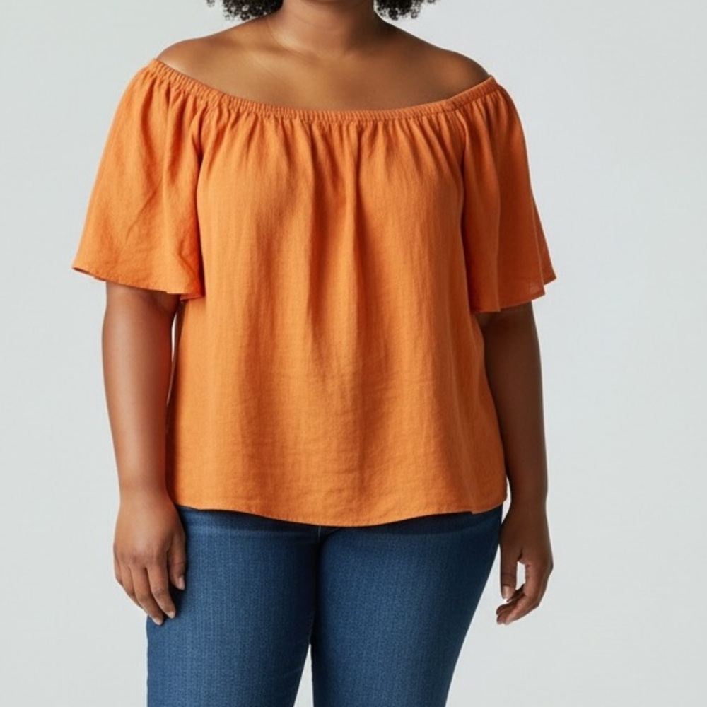Vero Moda Women’s Size 16 Vibrant Orange Top